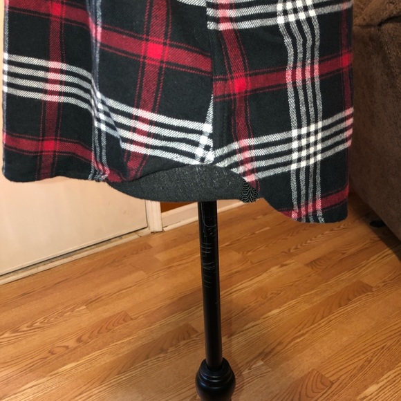 Chaps Petite Plaid Zip Up Shirt/Light Jacket•Size Large Petite - Picture 6 of 7